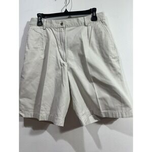 LL Bean Women's Khaki‎ PC 84  High Waist Cotton SZ 12 Reg